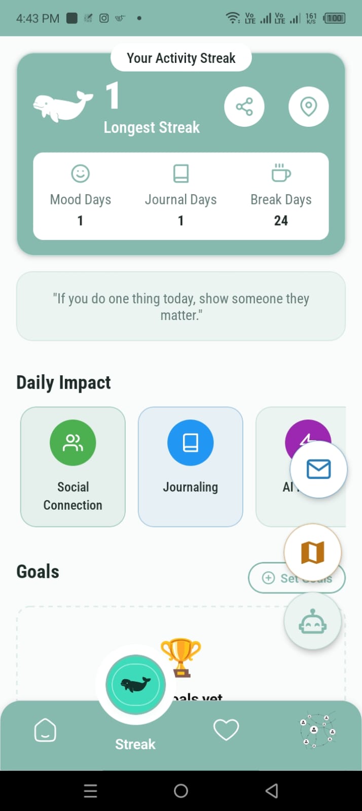 Confidence screen